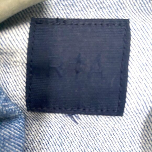 RTA Nicolas long line Utility Jacket 100% cotton raw hem long line S - Picture 10 of 14